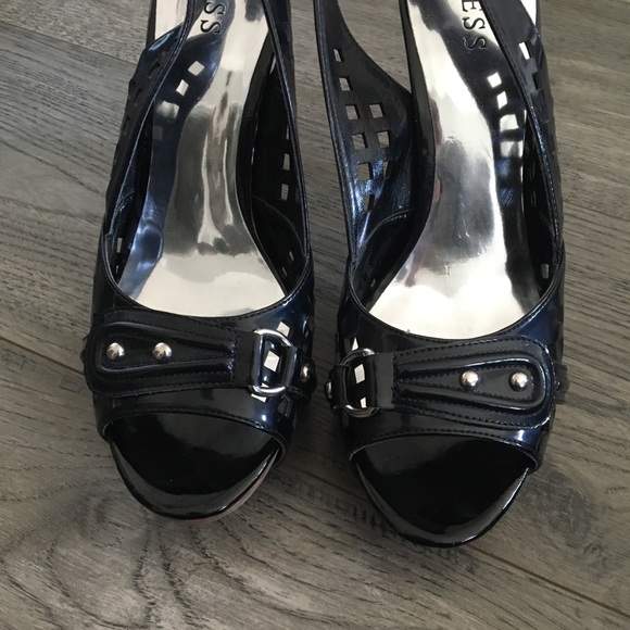 Guess Patent Leather Platform Heels - Picture 2 of 6